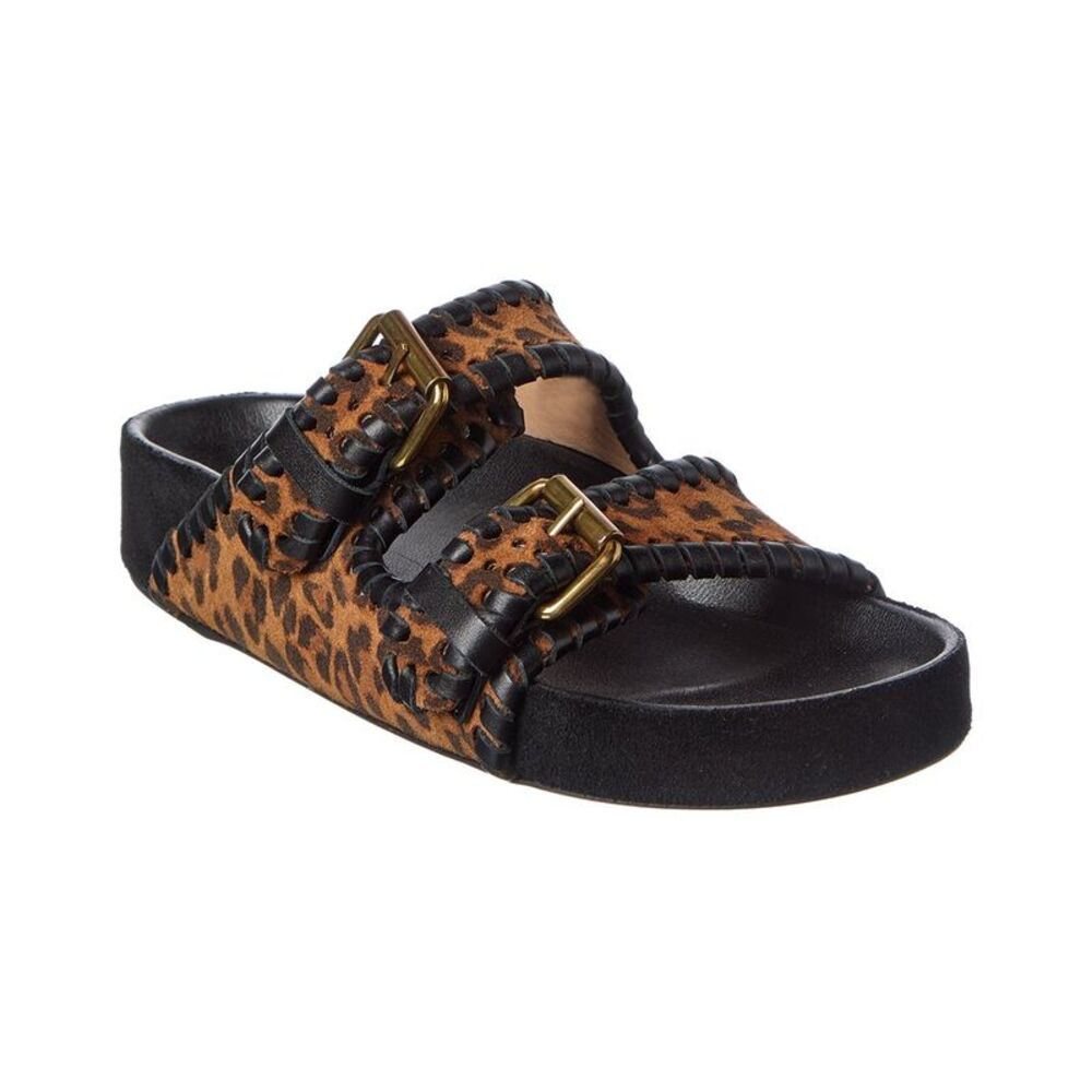 Isabel Marant Lennyo Suede Sandal, Brown
